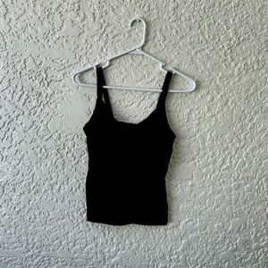Black tank top